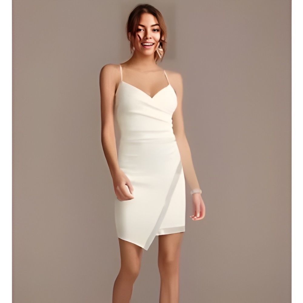 NWT -Emerald Sundae Stretch Mini Dress with Crystal Trim - Size M